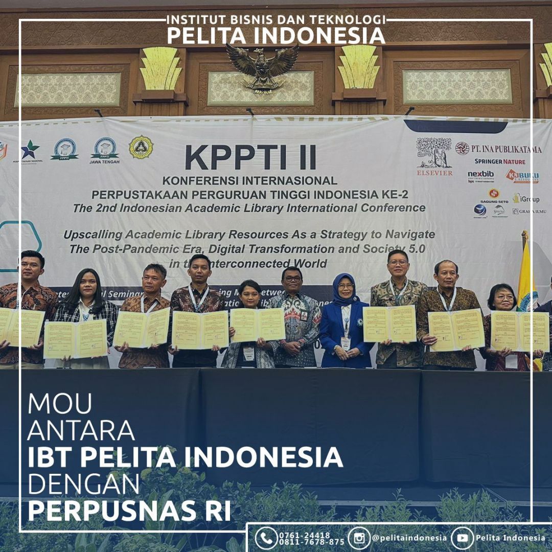 Perpusnas dan IBT Pelita Indonesia Teken MoU