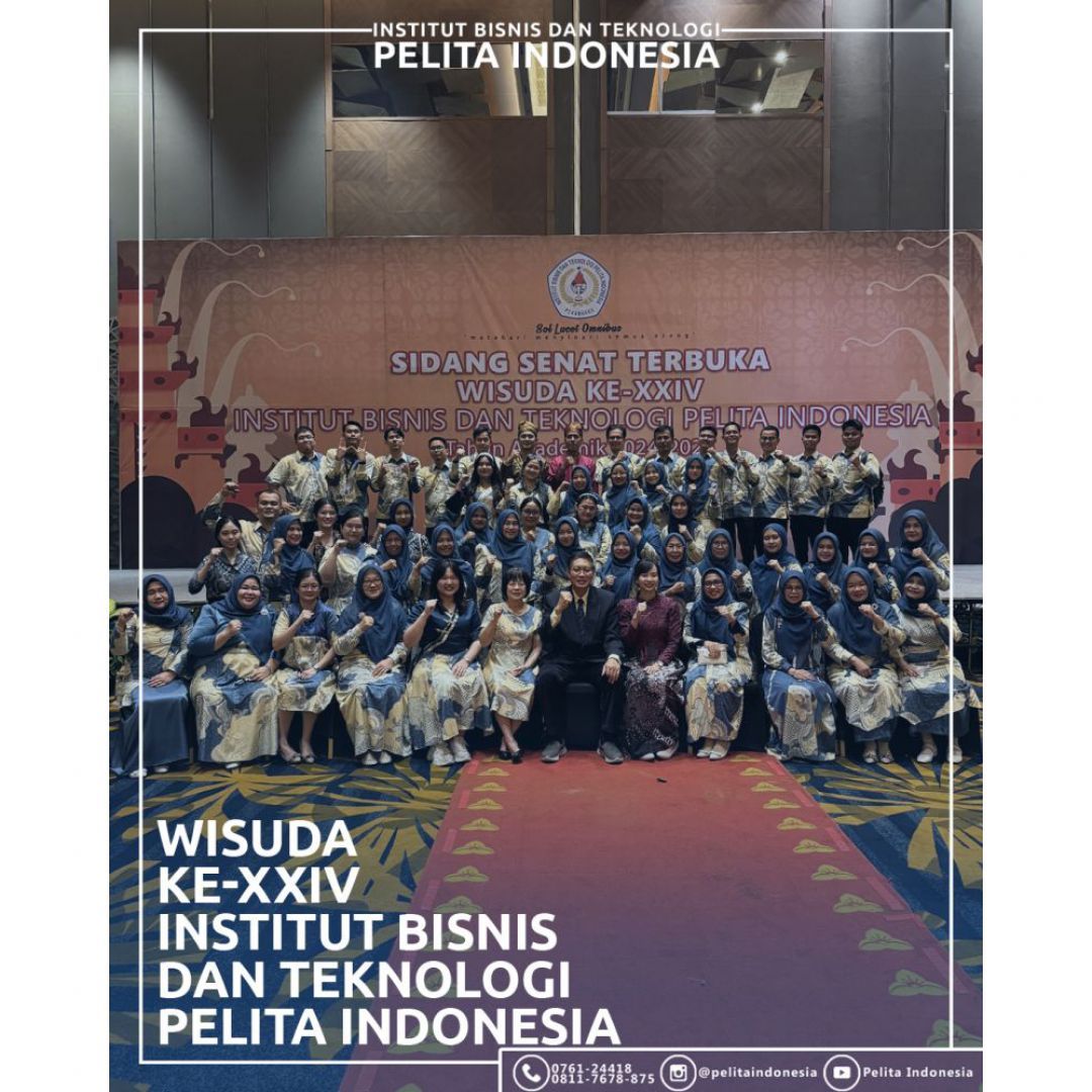 IBT Pelita Indonesia menggelar Wisuda Akbar ke-24 di SKA Co Ex Pekanbaru