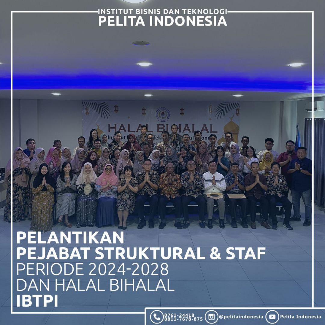 Rektor IBT Pelita Indonesia Melantik Pejabat Struktural & Staf Periode 2024-2028