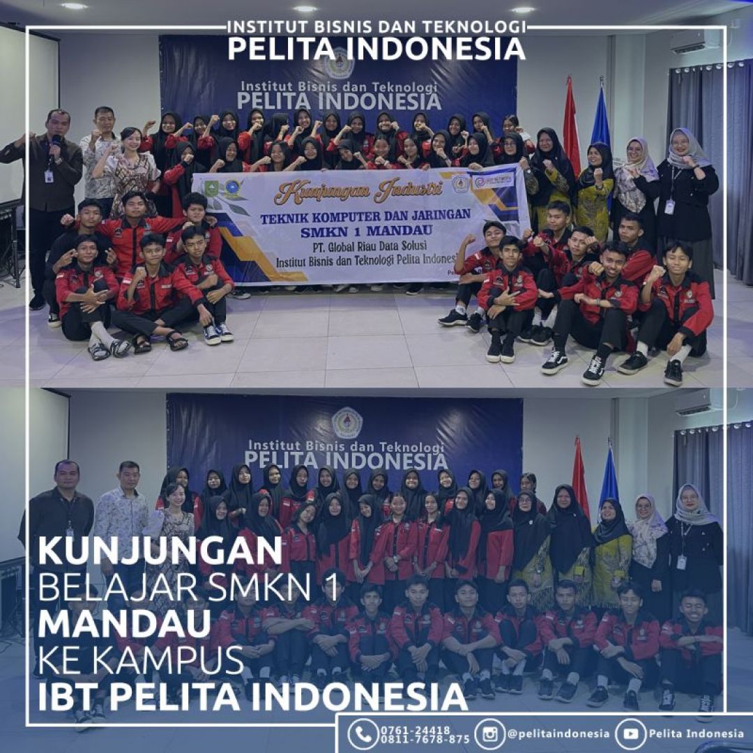 Kunjungan SMKN I Mandau Ke IBT Pelita Indonesia