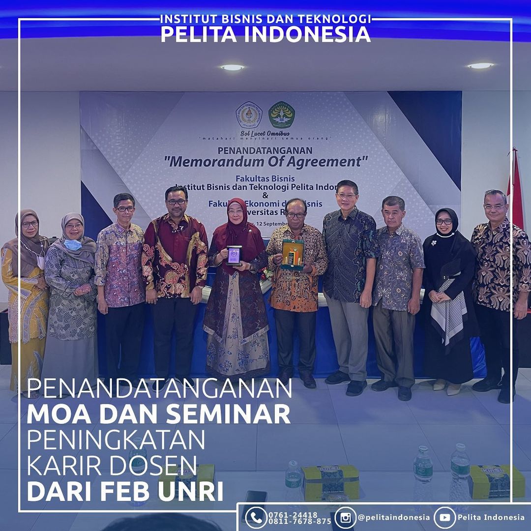 Fakultas Bisnis IBT PI dan FEB UNRI Perkuat Kerjasama