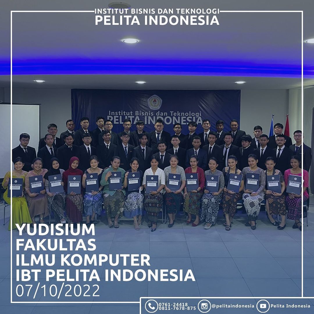 Yudisium Sarjana Komputer Fakultas Ilmu Komputer IBT Pelita Indonesia