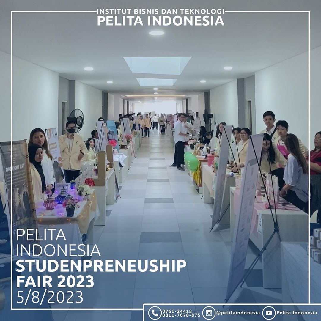 Kemeriahan Studentpreneur Fair IBT Pelita Indonesia 2023